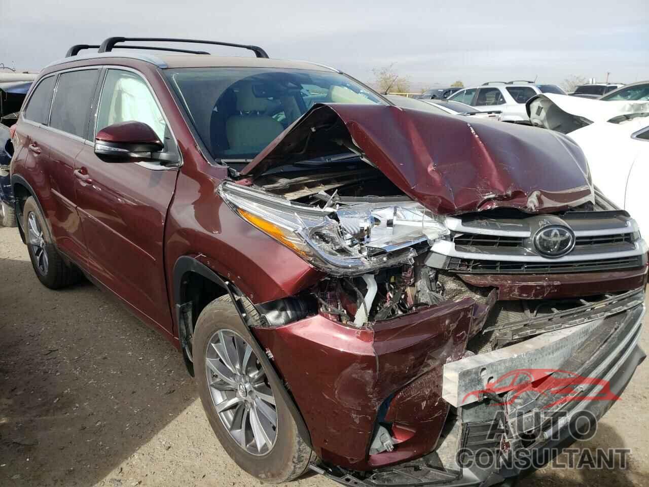 TOYOTA HIGHLANDER 2017 - 5TDJZRFH4HS475543