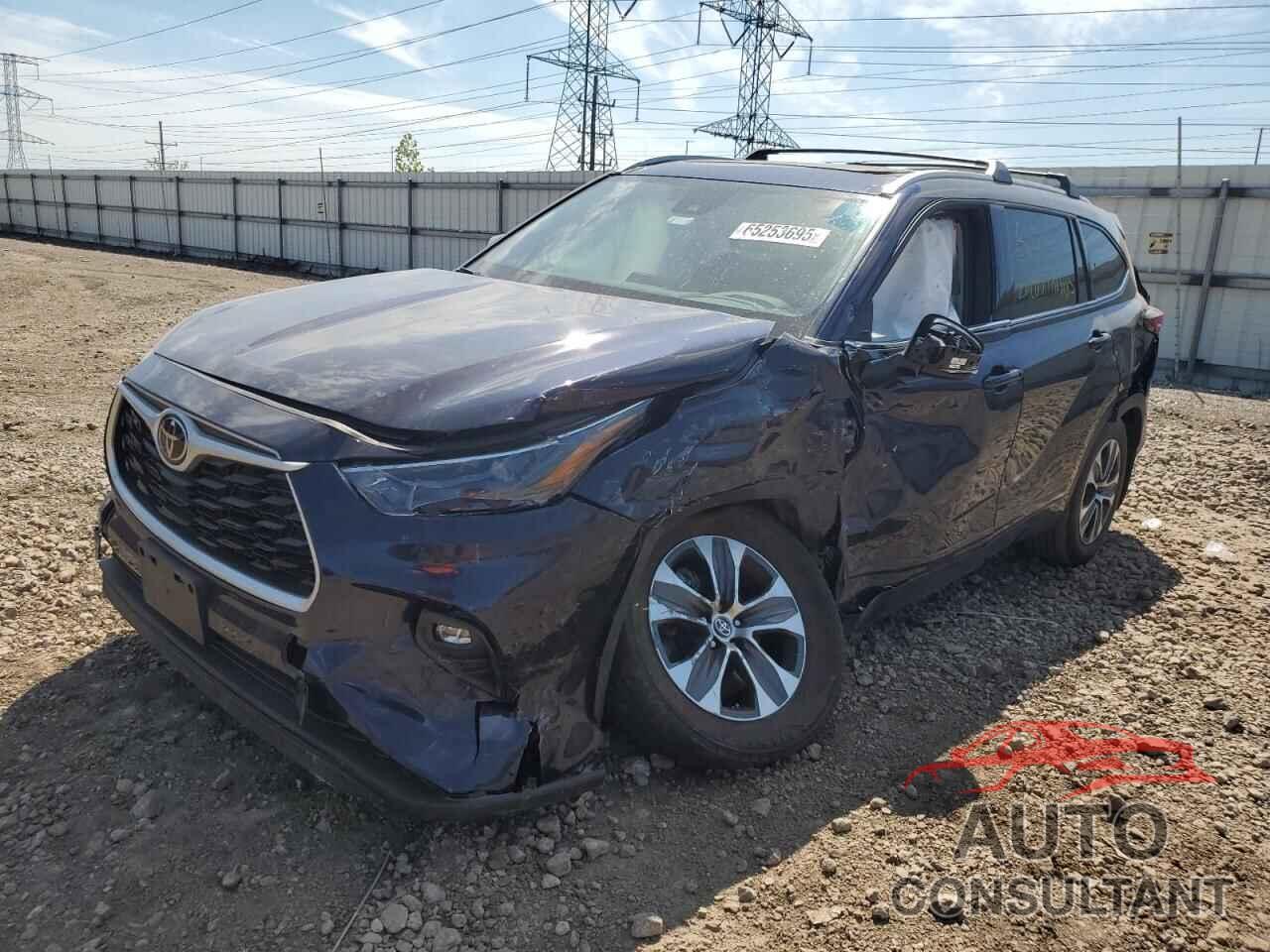 TOYOTA HIGHLANDER 2022 - 5TDGZRBH3NS257198