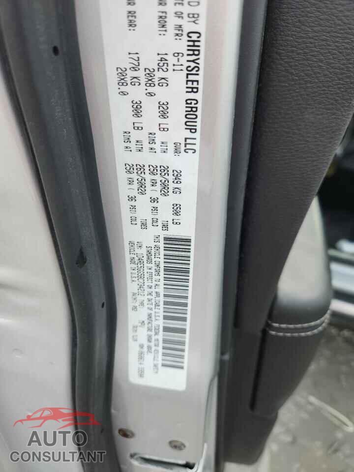 DODGE DURANGO 2011 - 1D4RE5GG5BC734212