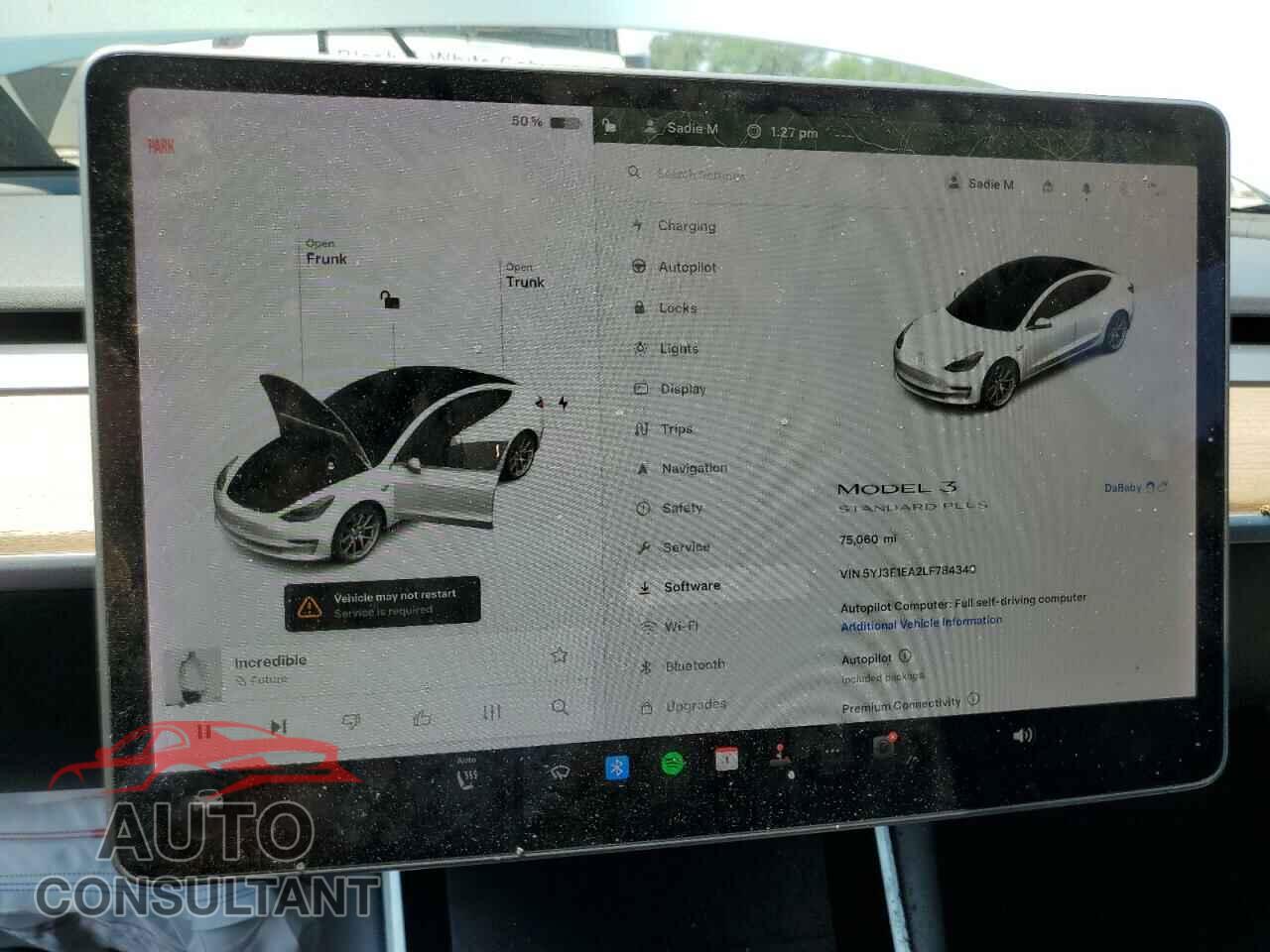TESLA MODEL 3 2020 - 5YJ3E1EA2LF784340