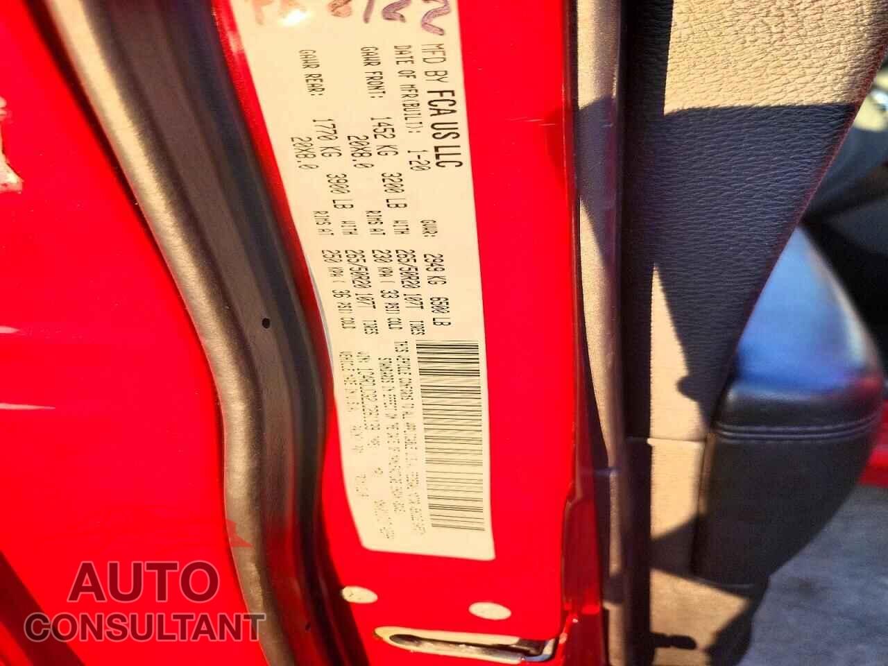 DODGE DURANGO 2020 - 1C4RDJDG2LC261139