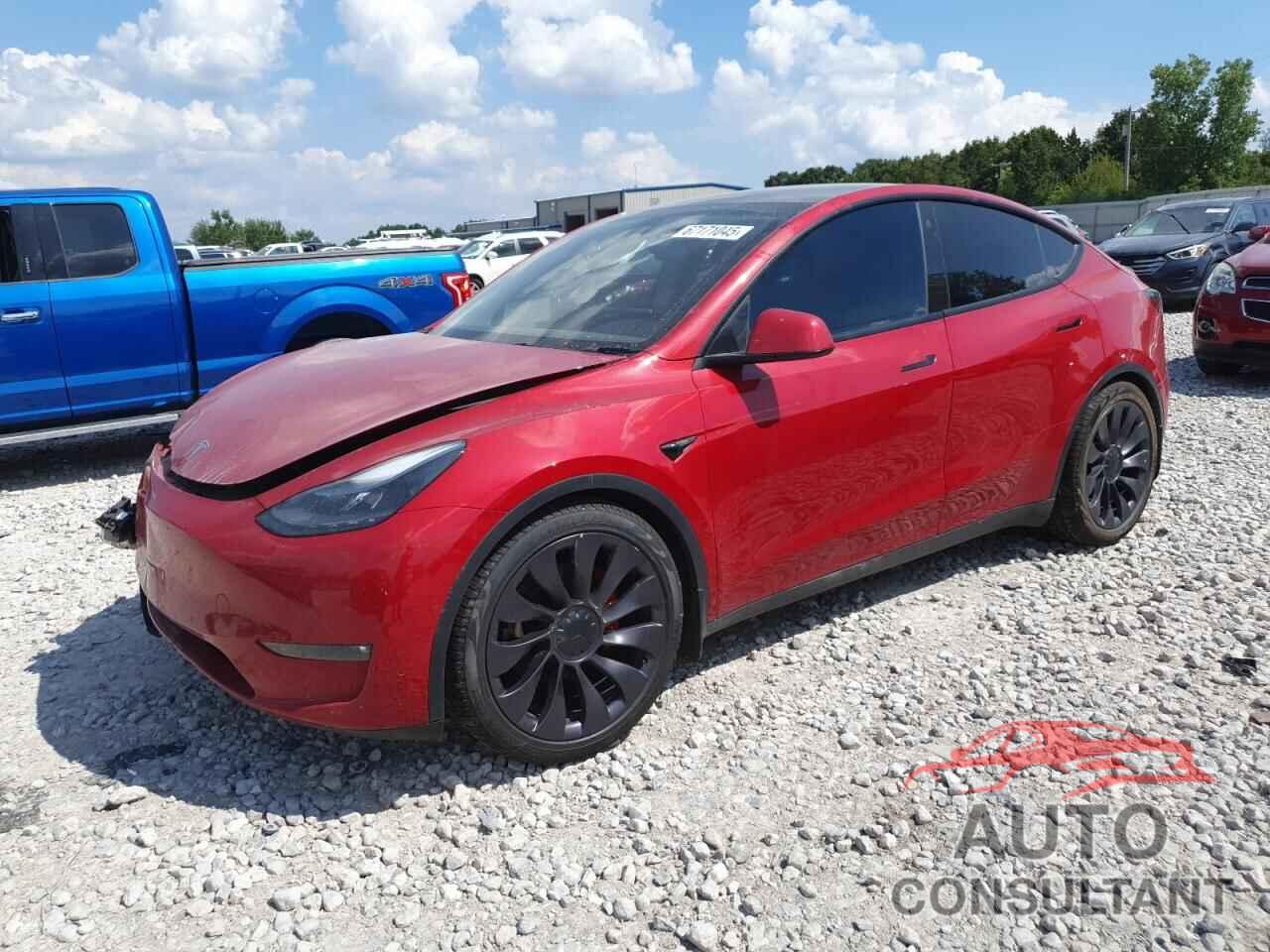TESLA MODEL Y 2021 - 5YJYGDEF5MF244110