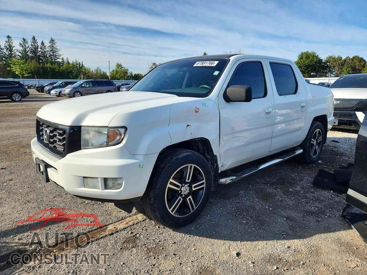 HONDA RIDGELINE 2013 - 5FPYK1F70DB502593
