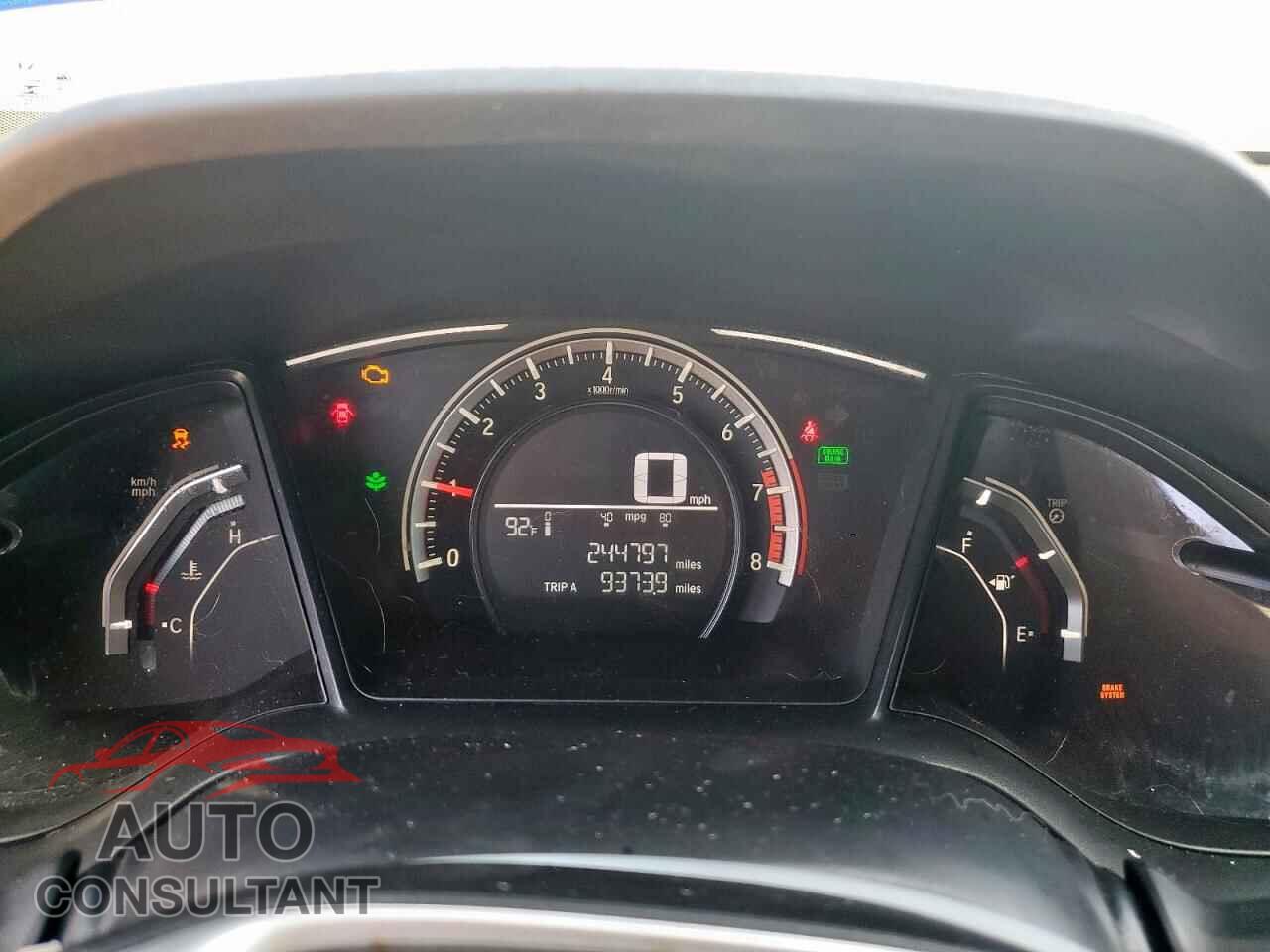 HONDA CIVIC 2017 - 19XFC2F51HE066060