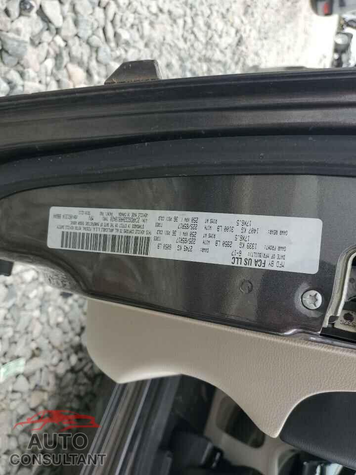 DODGE CARAVAN 2017 - 2C4RDGCG3HR818420