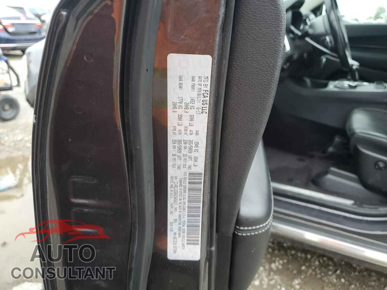 DODGE DURANGO 2017 - 1C4RDJEG6HC945617