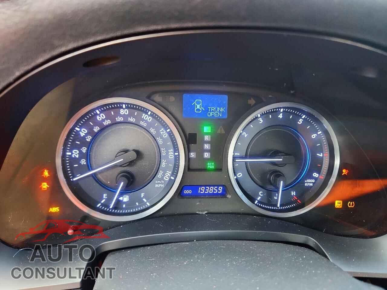 LEXUS IS 2013 - JTHBF5C29D5187764