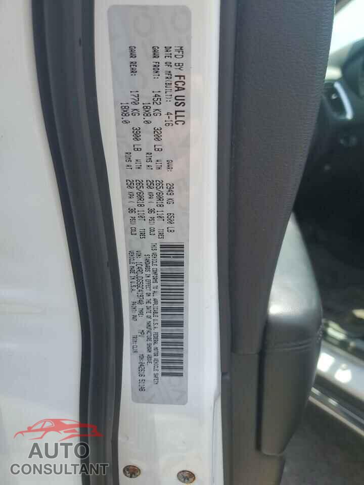DODGE DURANGO 2016 - 1C4RDJDG5GC419740
