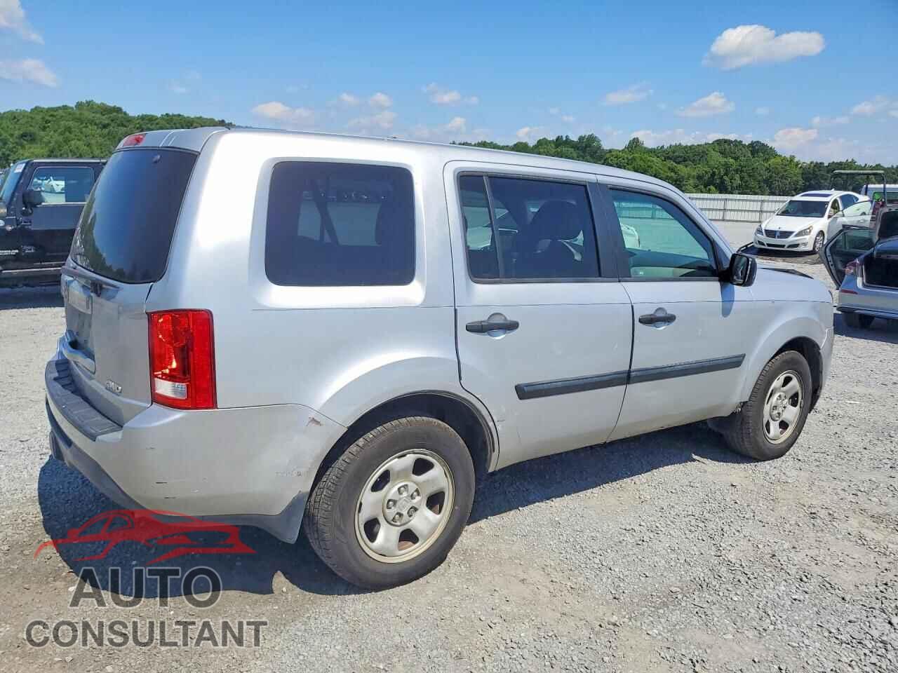 HONDA PILOT 2012 - 5FNYF4H26CB052365