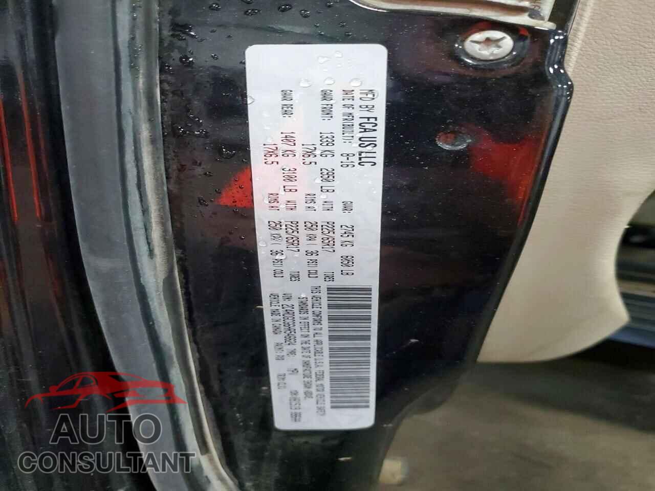 DODGE CARAVAN 2017 - 2C4RDGCG6HR546624