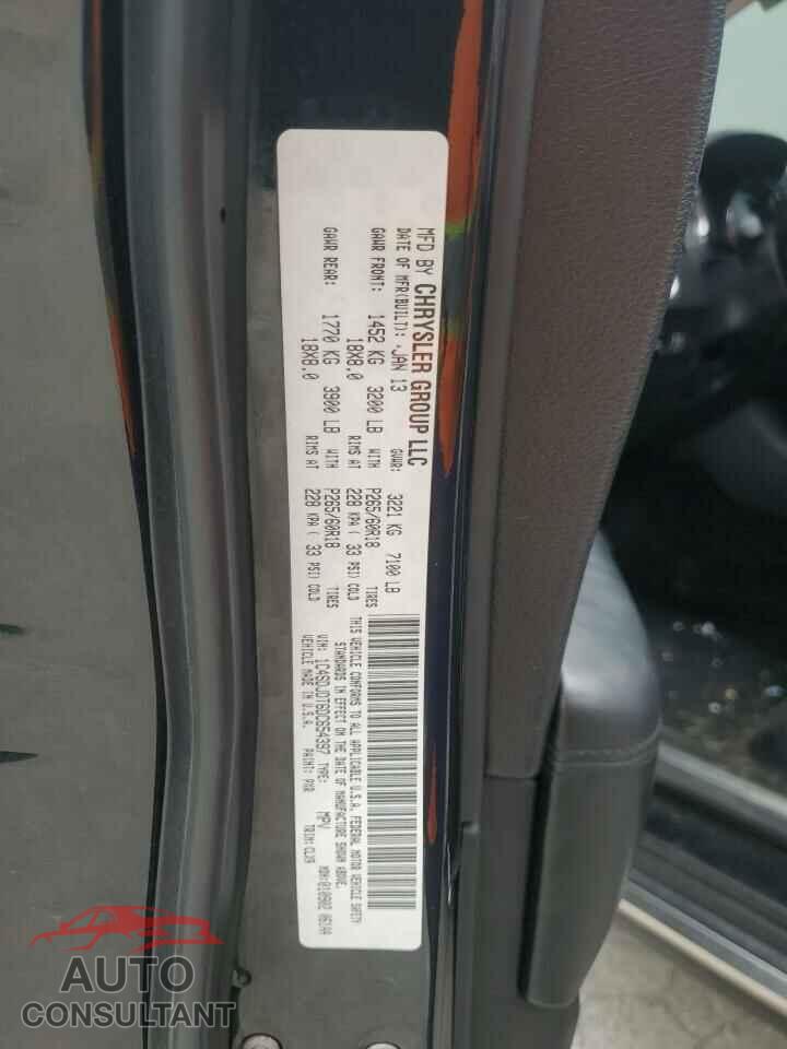 DODGE DURANGO 2013 - 1C4SDJDT6DC654397