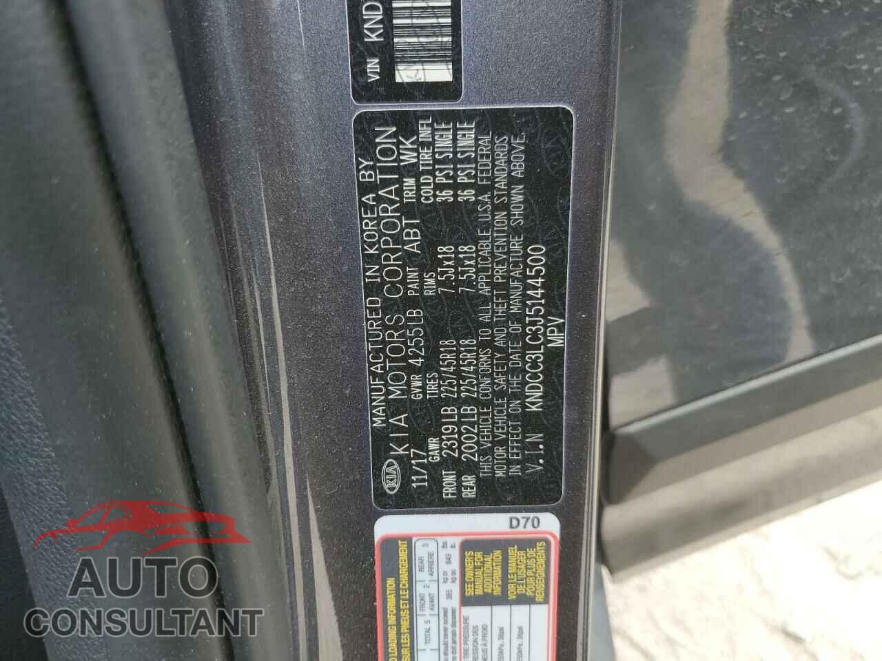 KIA NIRO 2018 - KNDCC3LC3J5144500