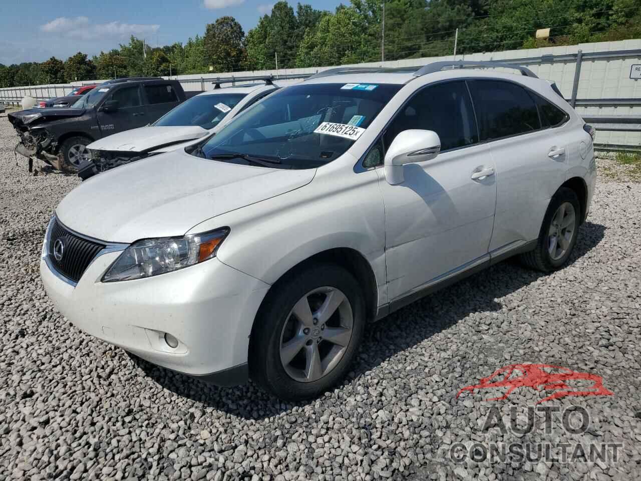 LEXUS RX350 2010 - 2T2BK1BA0AC013221