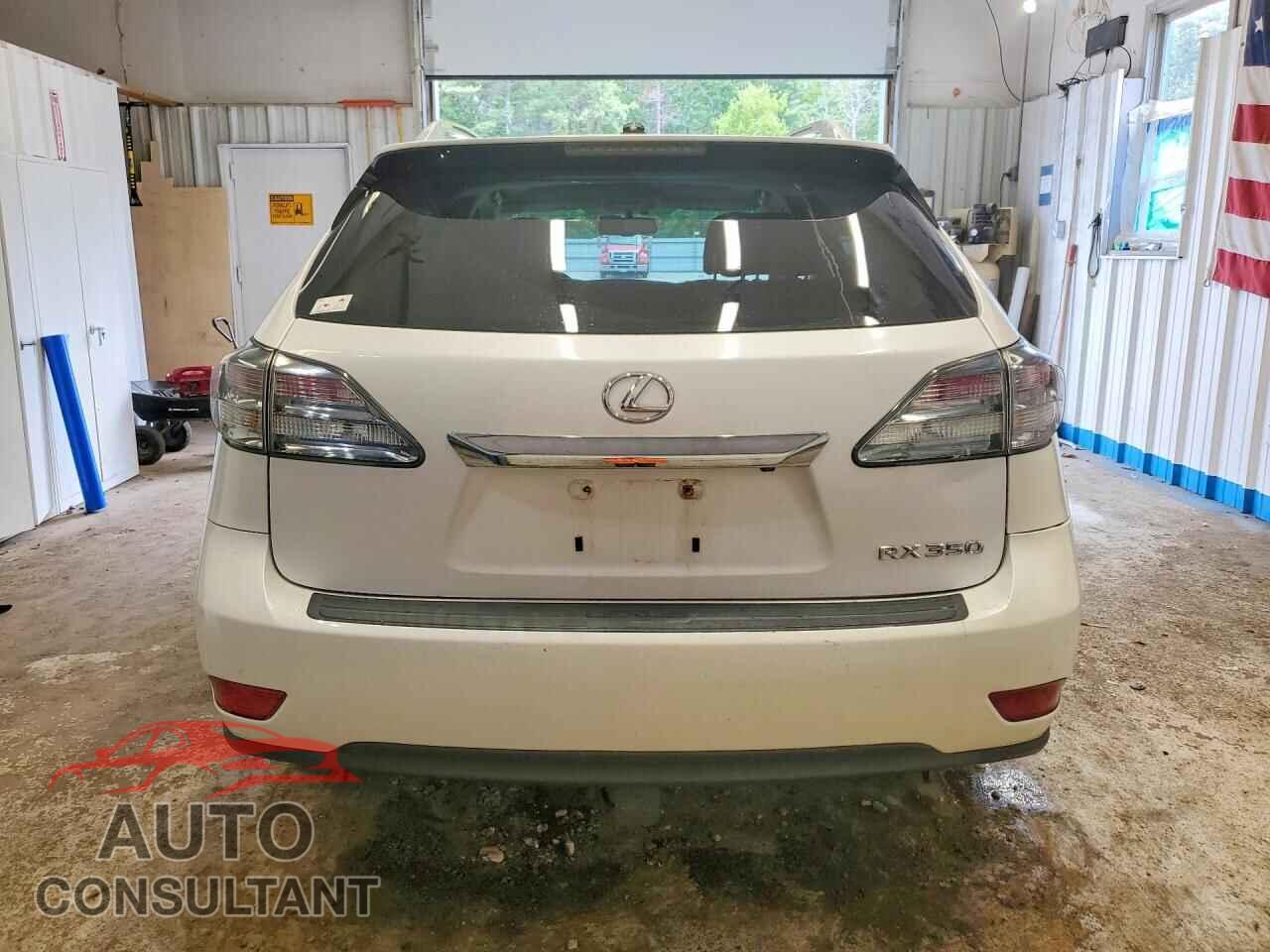 LEXUS RX350 2012 - 2T2BK1BA2CC125036