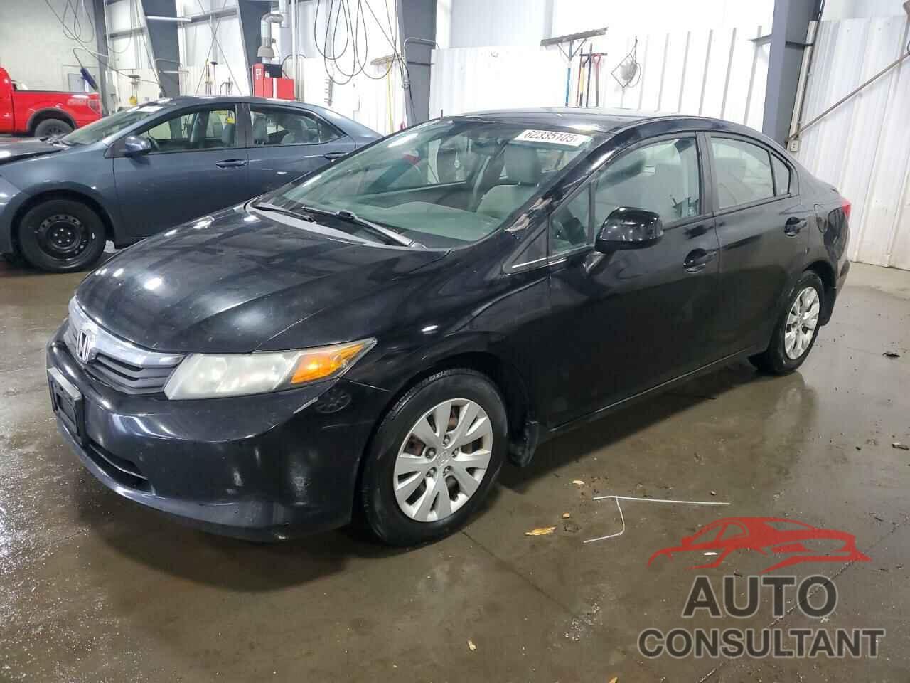 HONDA CIVIC 2012 - 19XFB2F51CE002712