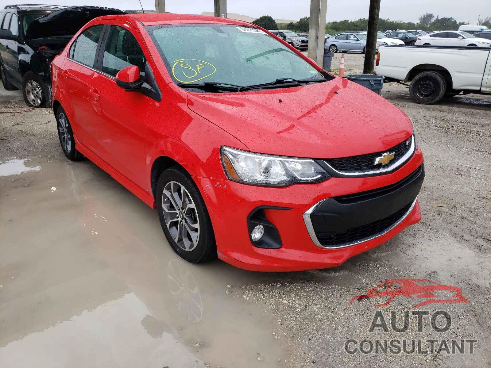 CHEVROLET SONIC 2017 - 1G1JD5SH8H4110283