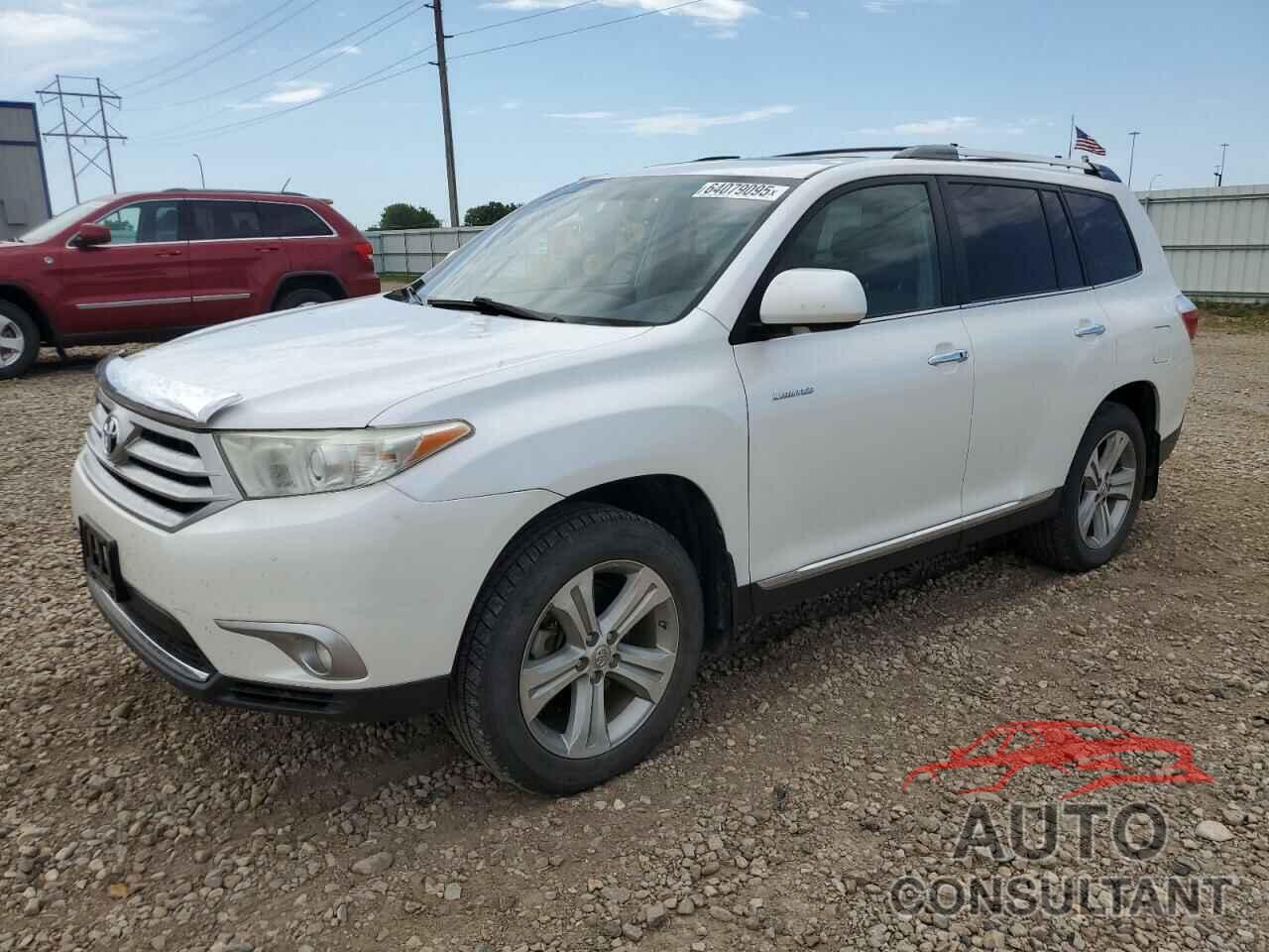 TOYOTA HIGHLANDER 2012 - 5TDDK3EH4CS161805