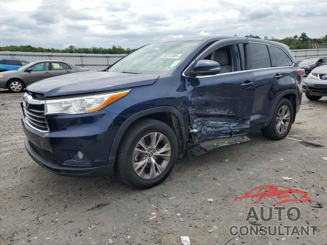 TOYOTA HIGHLANDER 2016 - 5TDBKRFH1GS279325