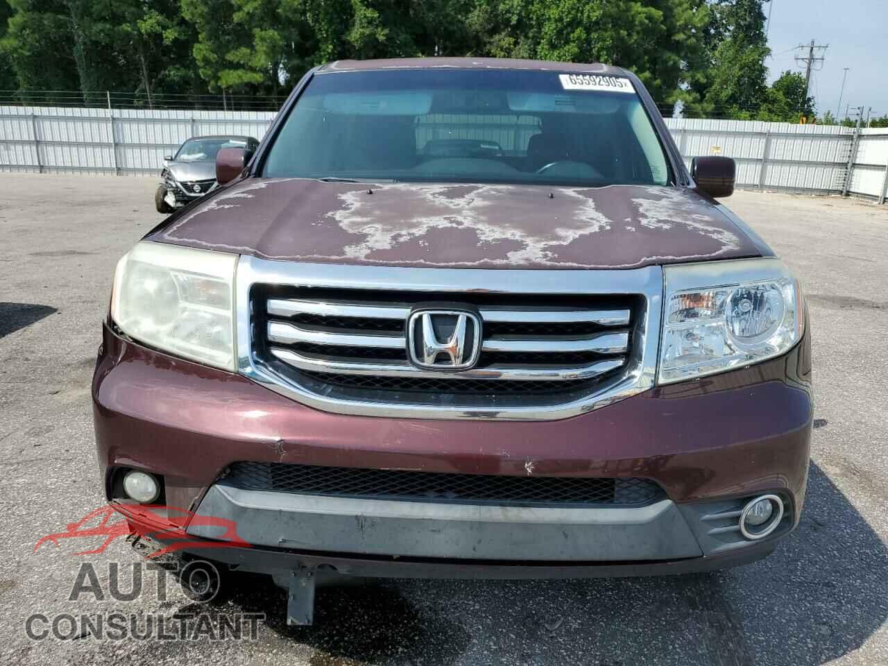 HONDA PILOT 2012 - 5FNYF4H52CB052230