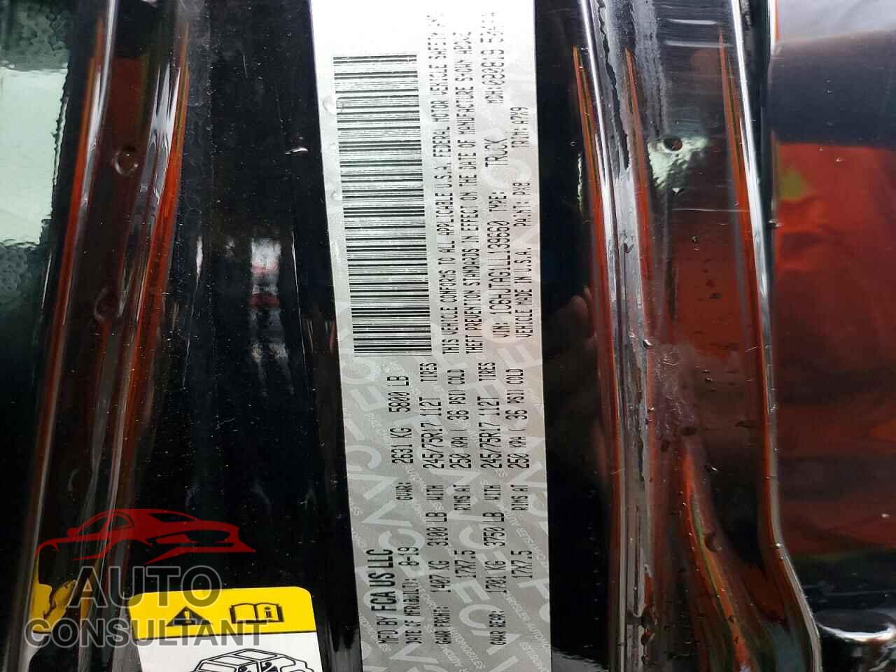 JEEP GLADIATOR 2020 - 1C6HJTAG1LL139660