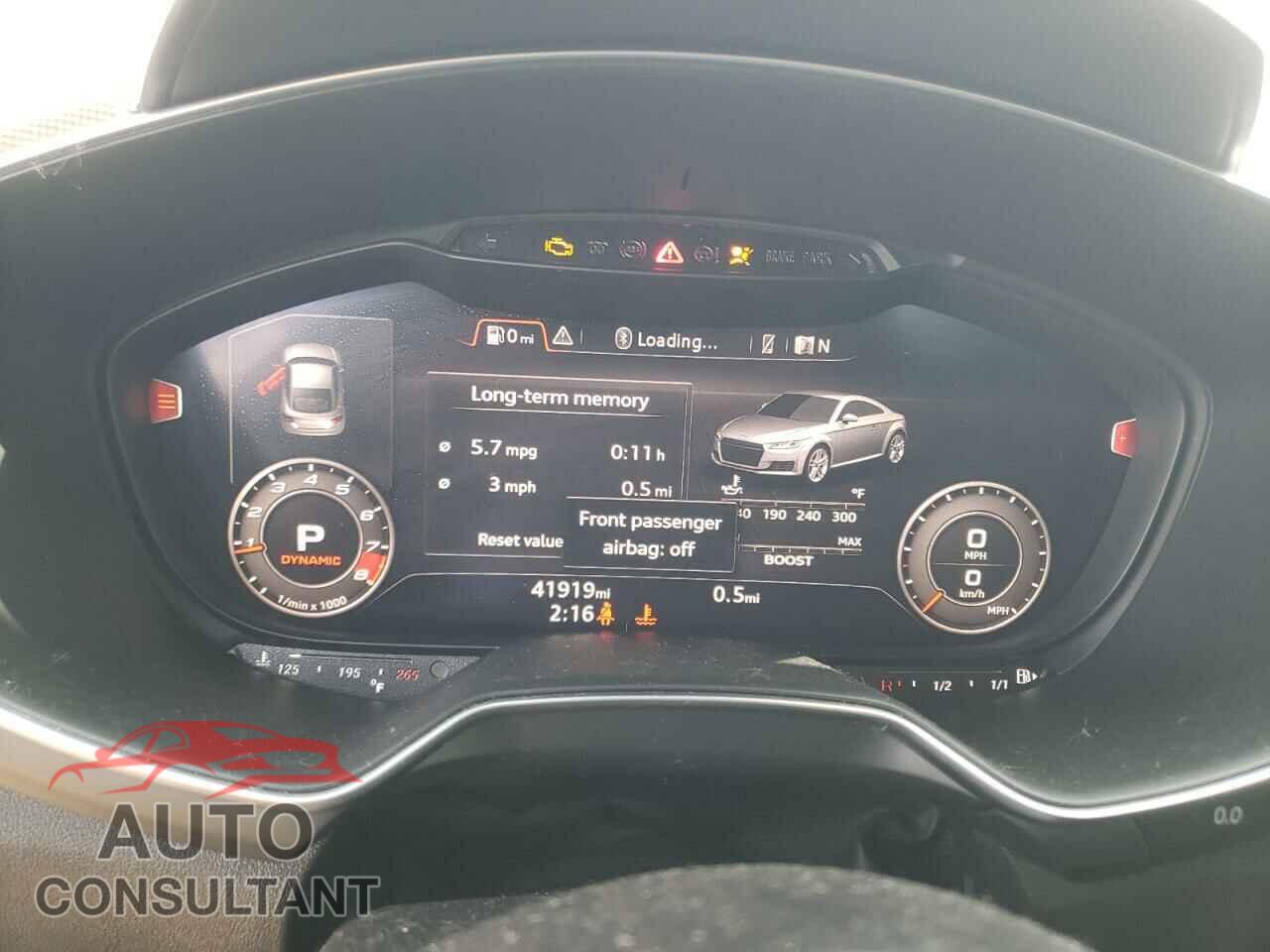 AUDI TT 2018 - WUACSAFV3J1900034