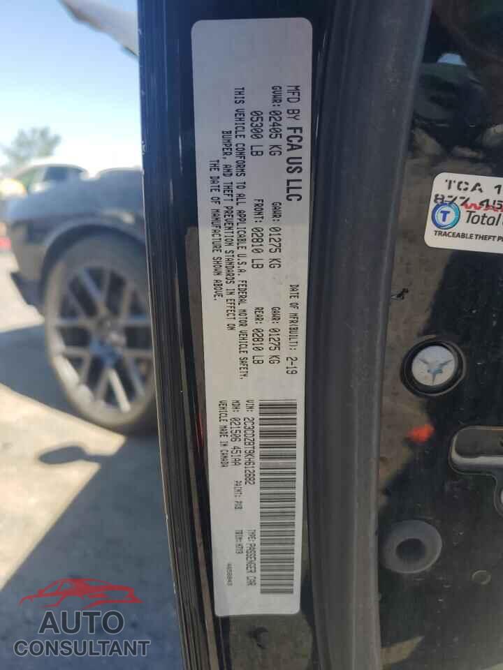 DODGE CHALLENGER 2019 - 2C3CDZBT9KH612682