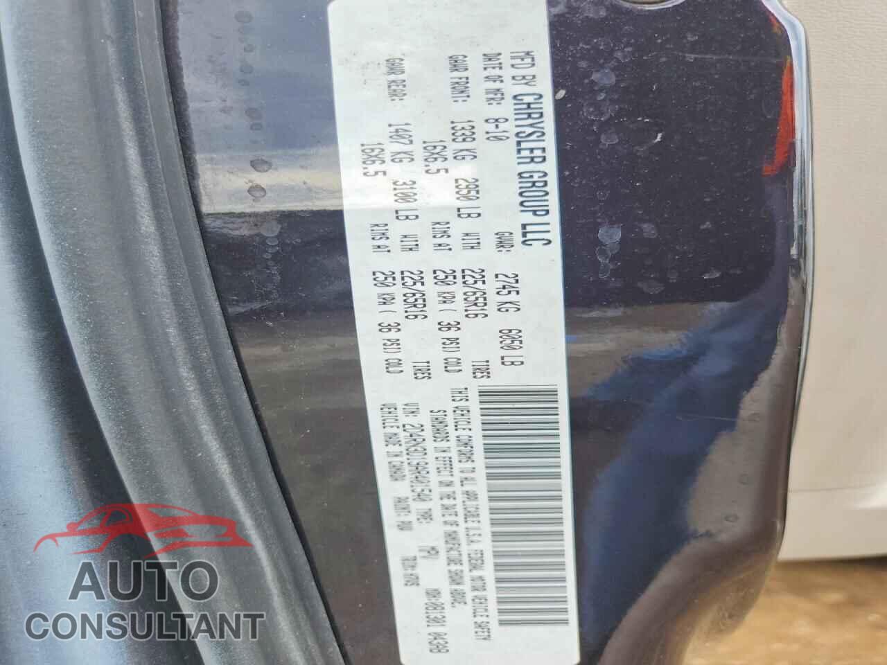 DODGE CARAVAN 2010 - 2D4RN3D19AR401540