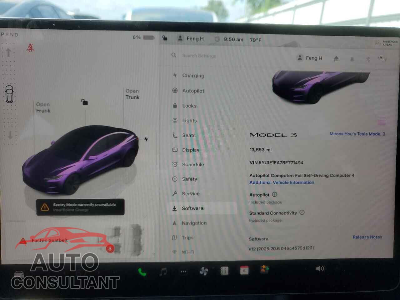 TESLA MODEL 3 2024 - 5YJ3E1EA7RF771494