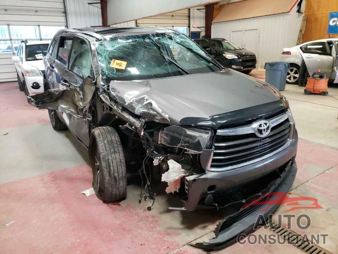 TOYOTA HIGHLANDER 2016 - 5TDJKRFH5GS330935
