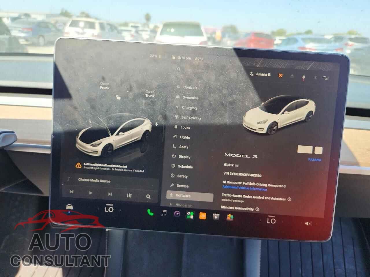 TESLA MODEL 3 2023 - 5YJ3E1EAXPF402190