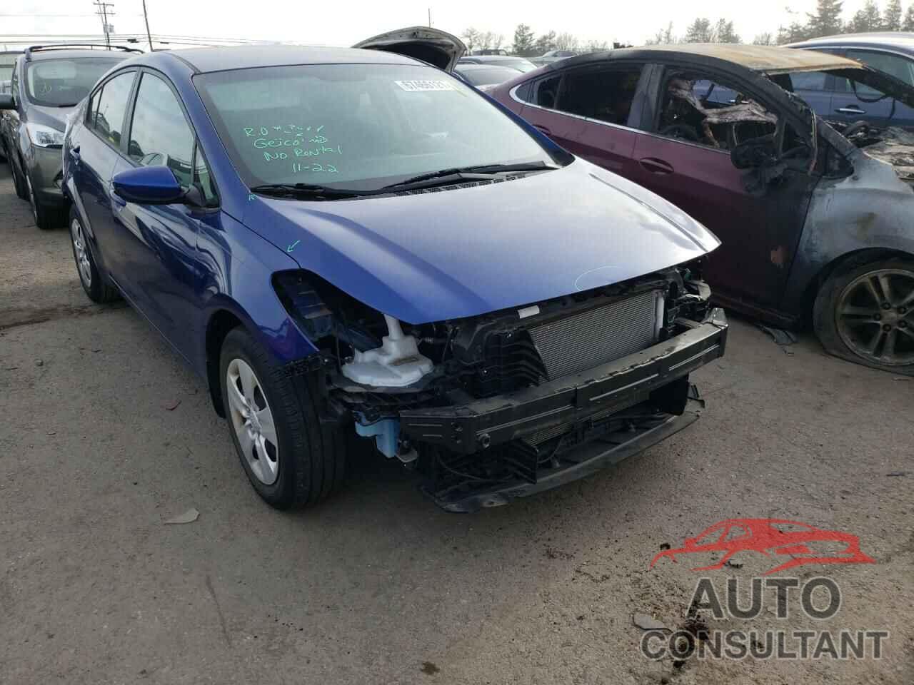 KIA FORTE 2017 - 3KPFK4A71HE032899