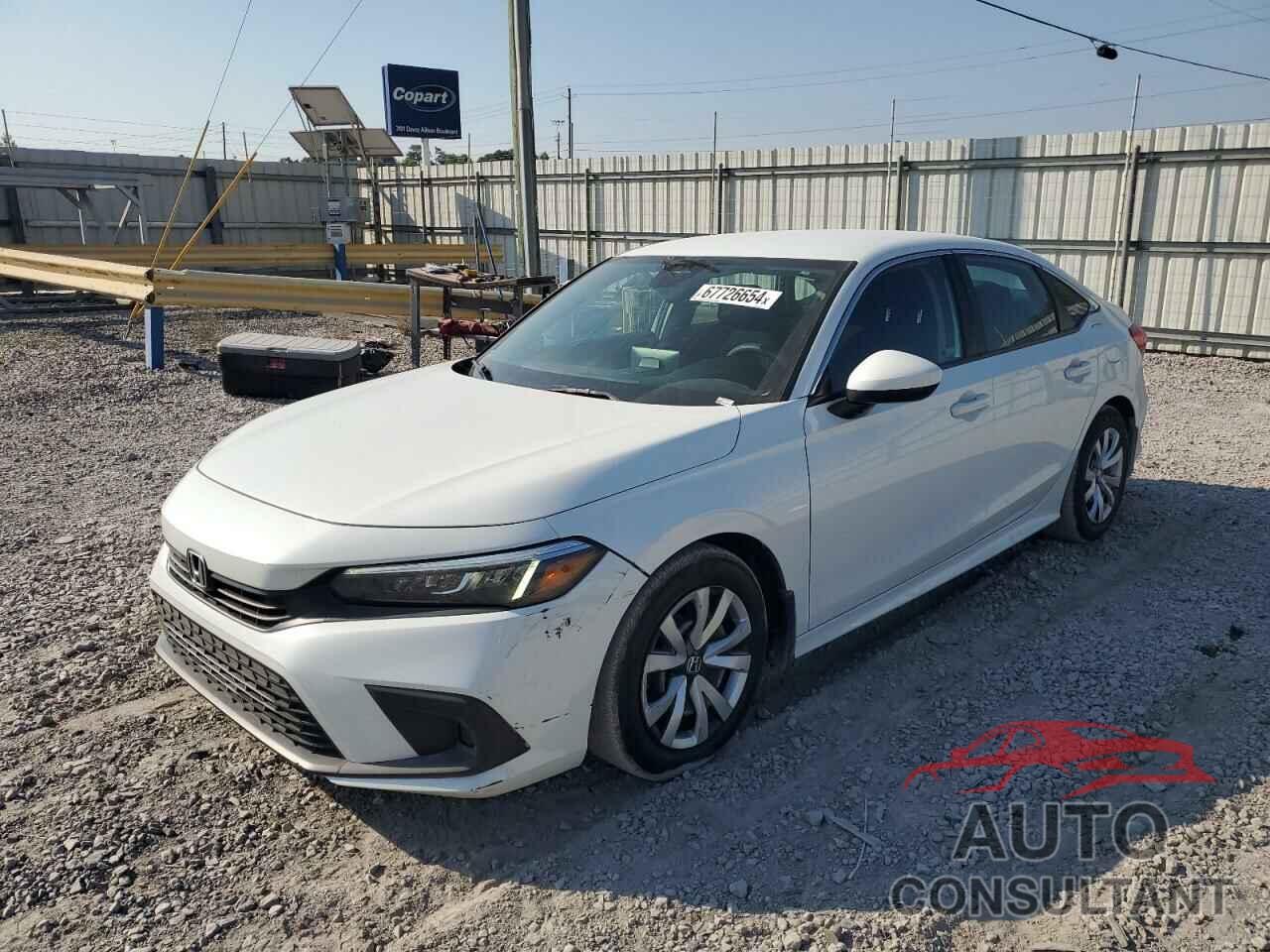 HONDA CIVIC 2022 - 2HGFE2F25NH528279