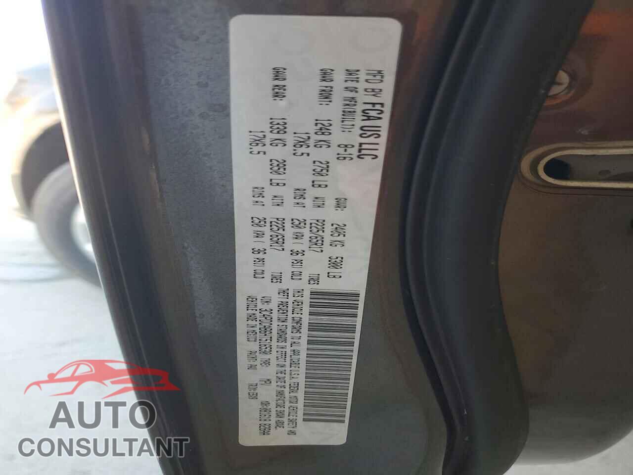 DODGE JOURNEY 2017 - 3C4PDCAB6HT516530