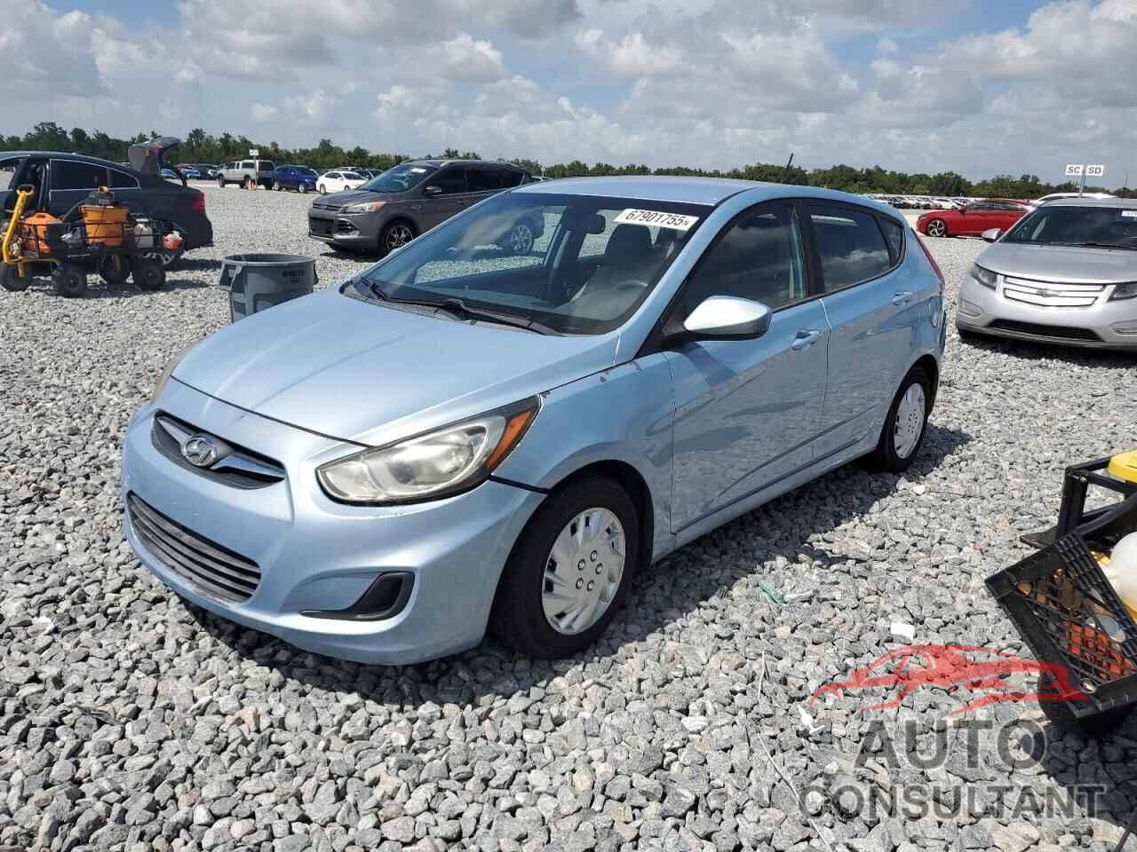 HYUNDAI ACCENT 2012 - KMHCT5AE6CU008107