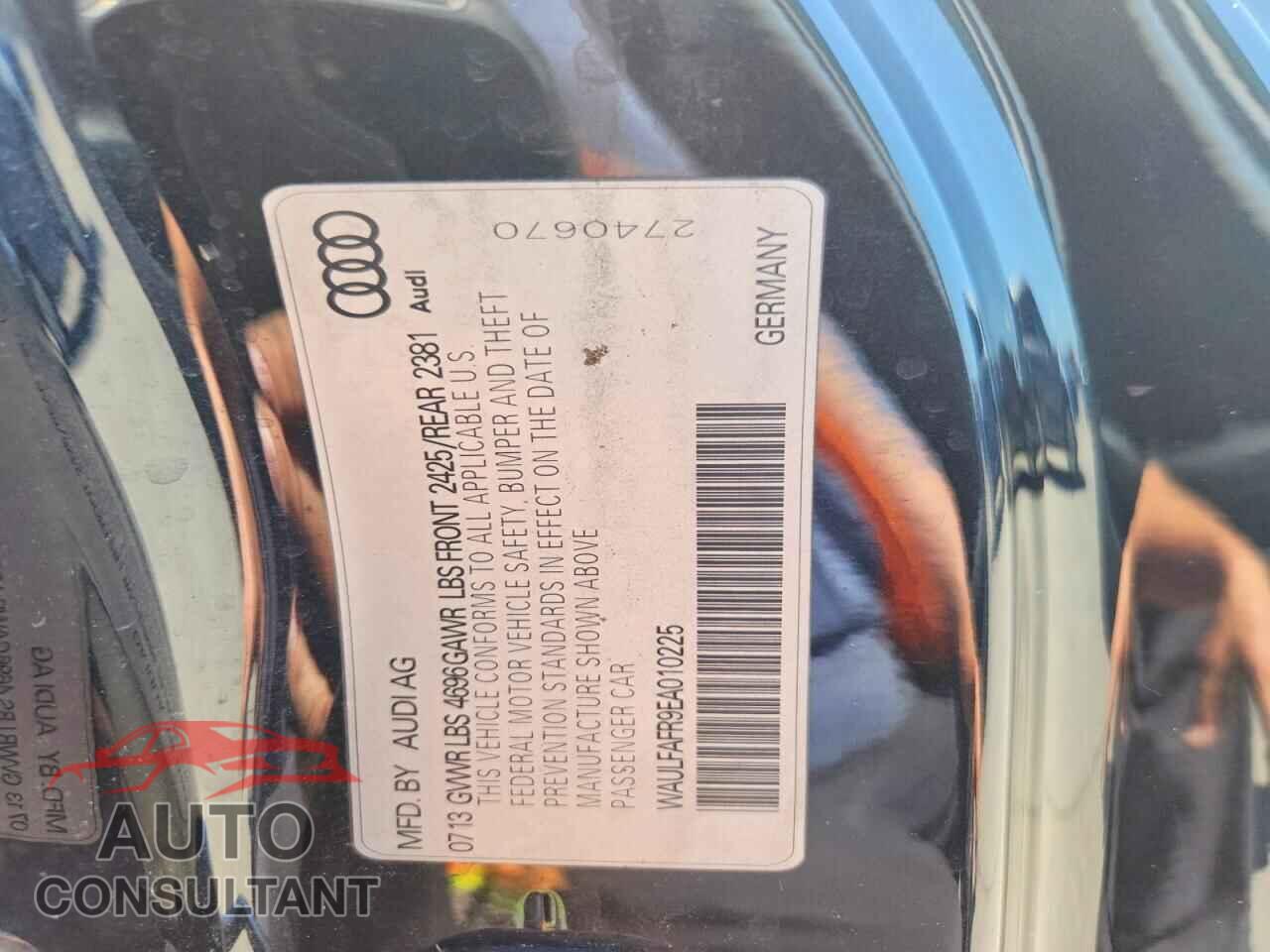 AUDI A5 2014 - WAULFAFR9EA010225