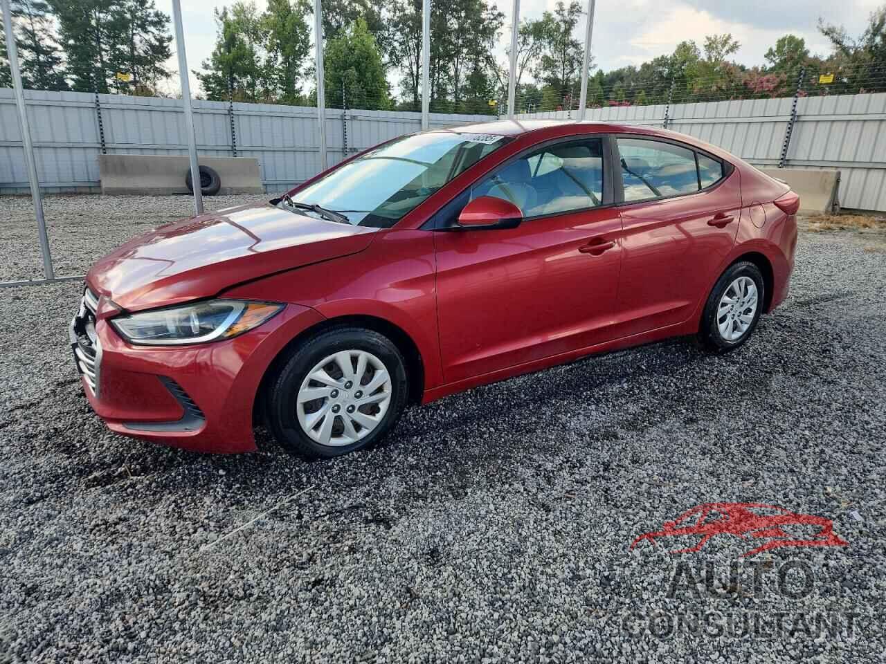 HYUNDAI ELANTRA 2017 - 5NPD74LF5HH138202