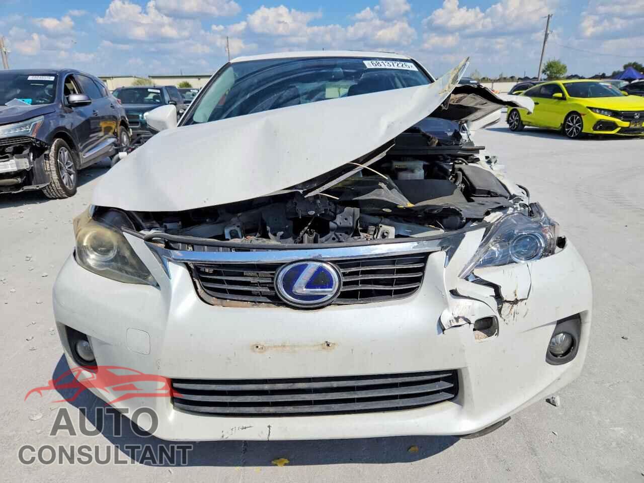 LEXUS CT 200 2012 - JTHKD5BHXC2056306