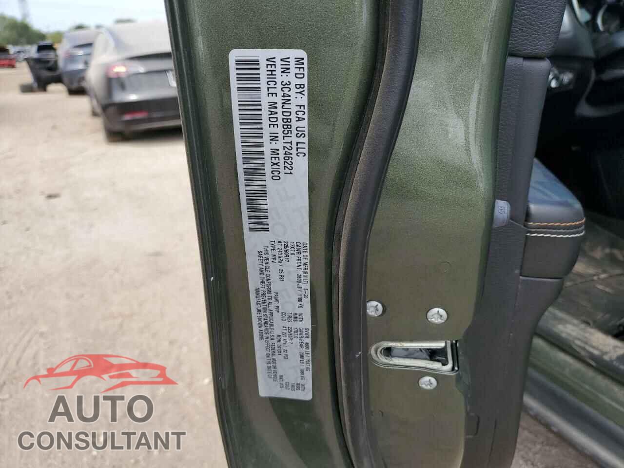 JEEP COMPASS 2020 - 3C4NJDBB5LT246221