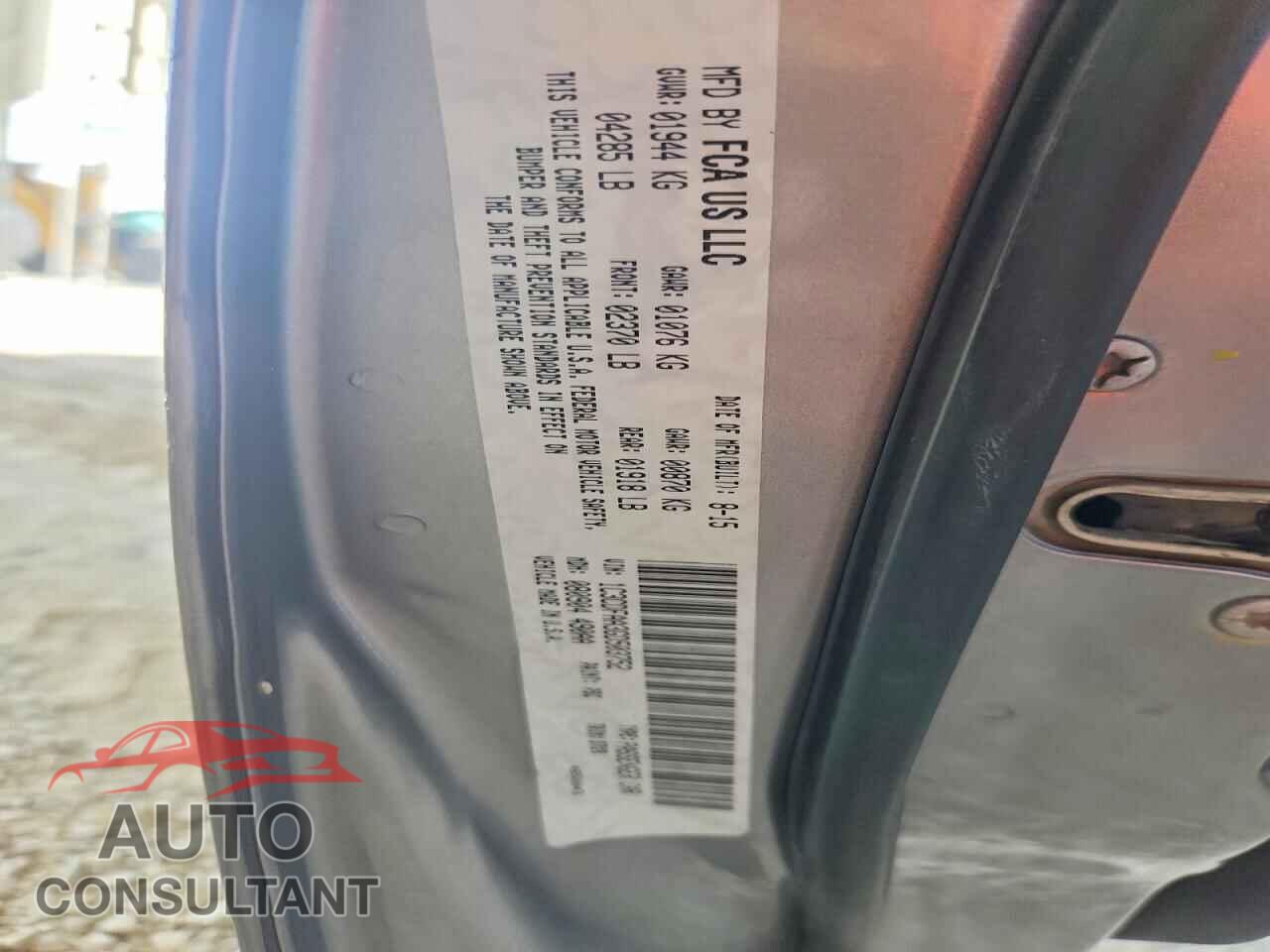 DODGE DART 2016 - 1C3CDFAA3GD503752