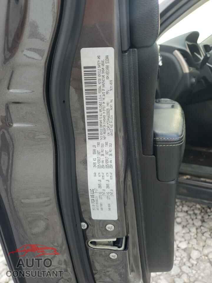 JEEP GRAND CHER 2017 - 1C4PJMCS4HW639829