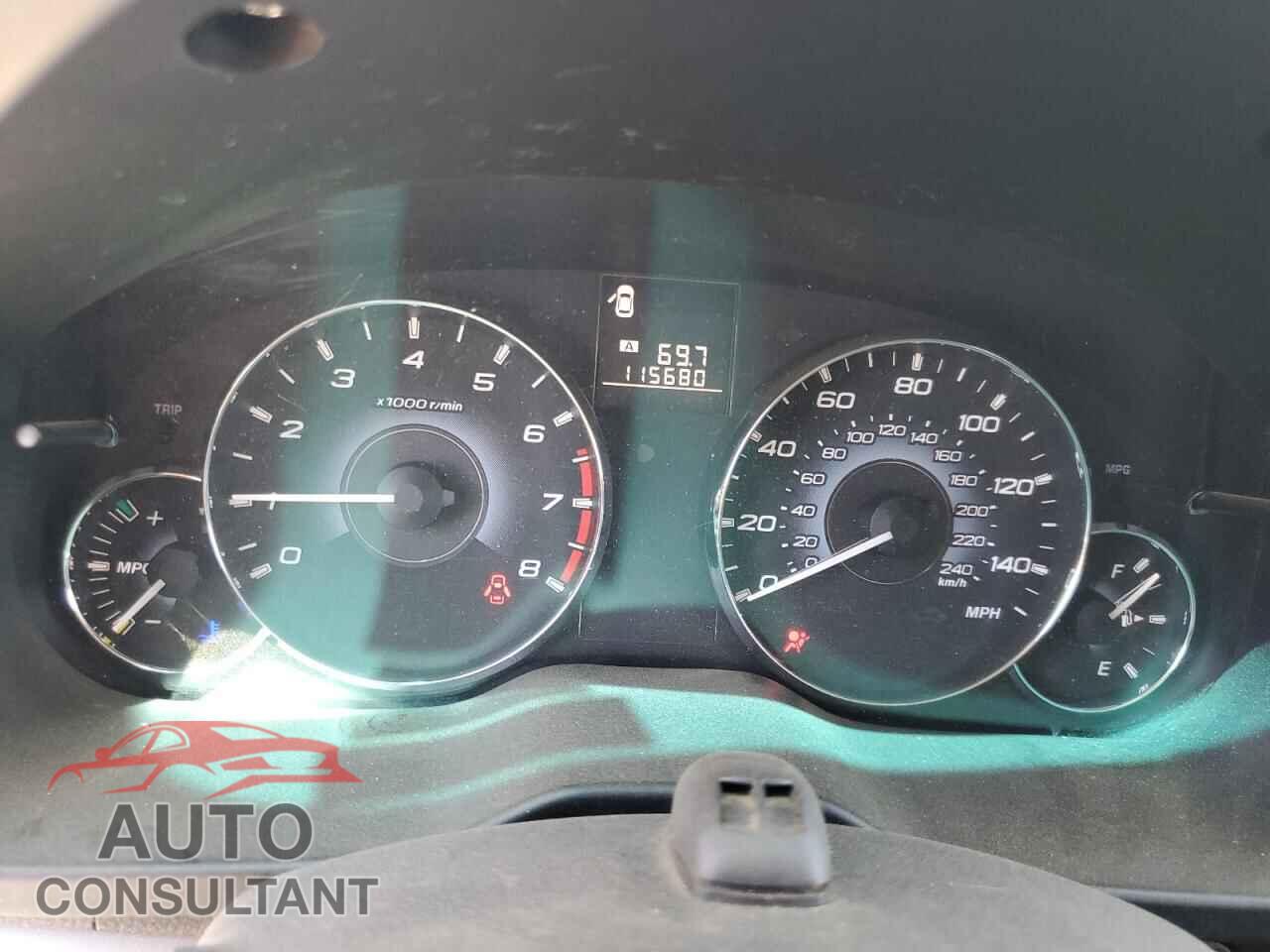 SUBARU OUTBACK 2010 - 4S4BRBCC5A1320177