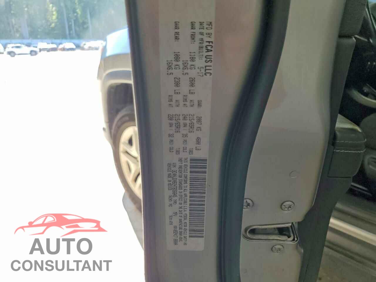 JEEP COMPASS 2017 - 3C4NJDAB2HT656645