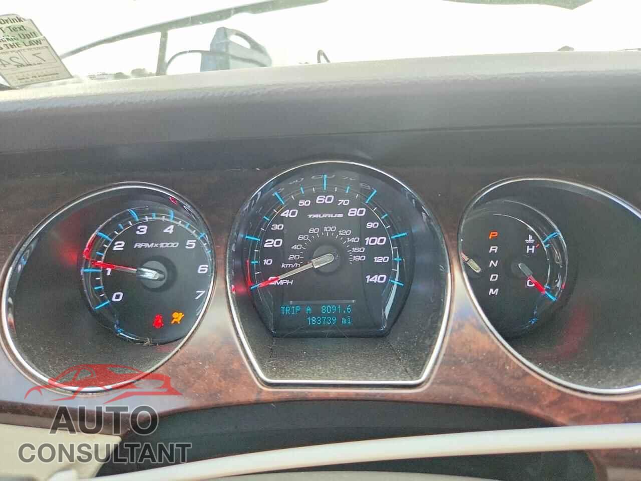 FORD TAURUS 2012 - 1FAHP2EW7CG137557