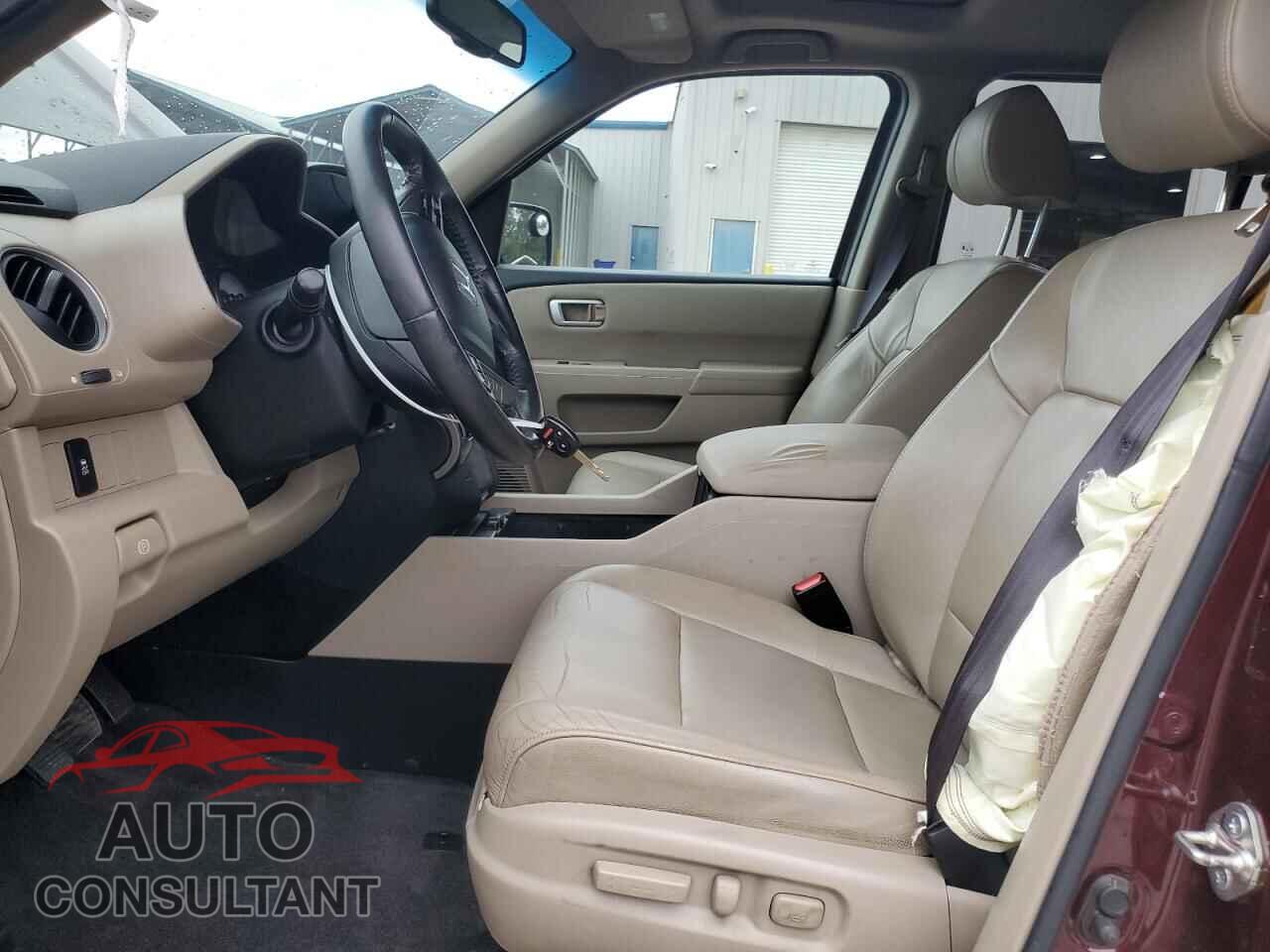 HONDA PILOT 2012 - 5FNYF3H5XCB029501