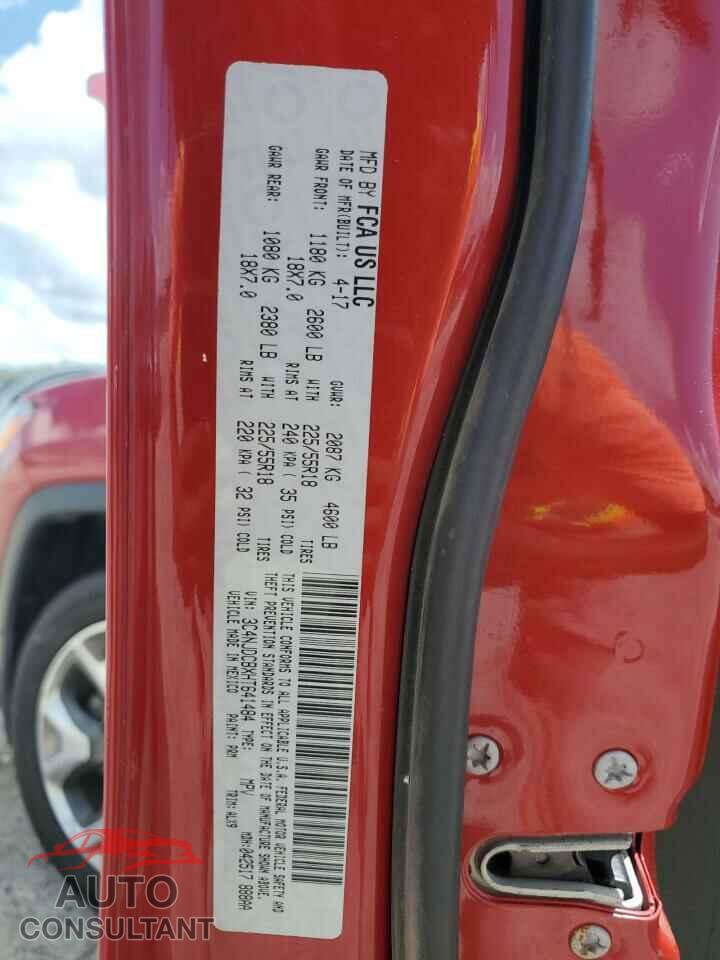 JEEP COMPASS 2017 - 3C4NJDCBXHT641484