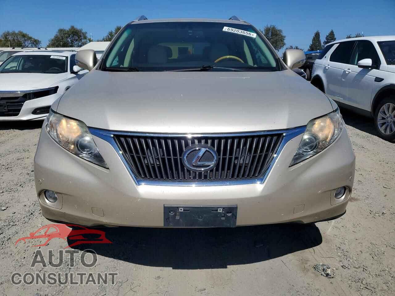 LEXUS RX350 2012 - 2T2BK1BA4CC135745