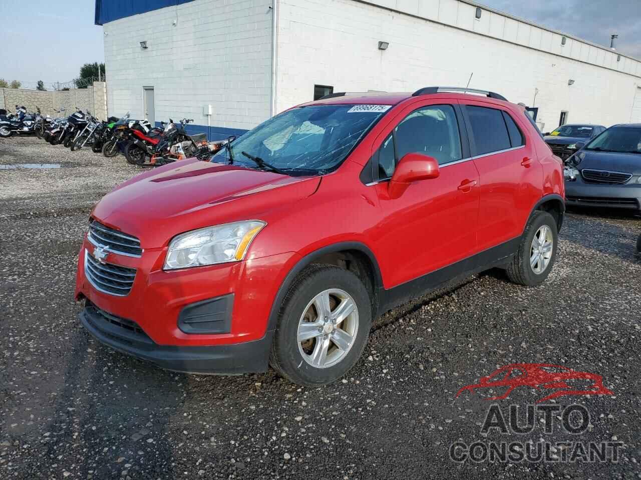 CHEVROLET TRAX 2016 - KL7CJPSB9GB575467