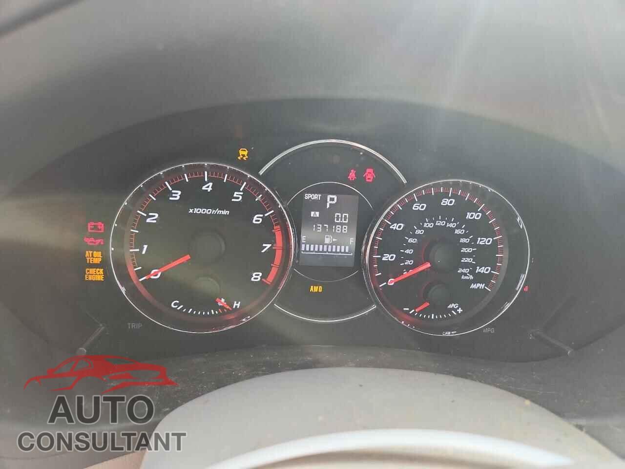 SUBARU FORESTER 2012 - JF2SHBHC8CH439109