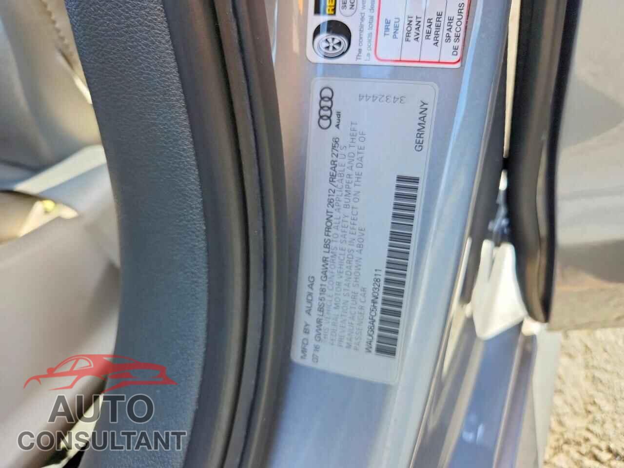 AUDI A6 2017 - WAUG8AFC5HN032811