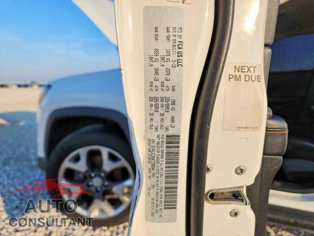 JEEP COMPASS 2019 - 3C4NJCCB0KT788544